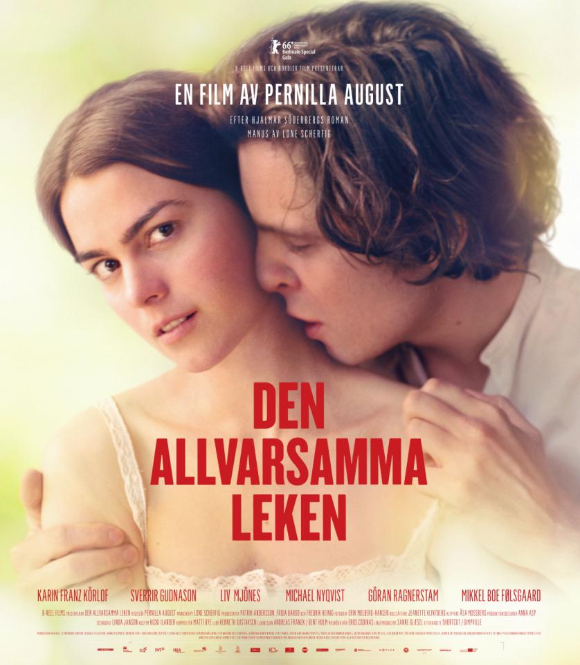 Filmkväll #9 : Den allvarsamma leken av Pernilla August, Måndag den 12 mars 2018 kl 19.30