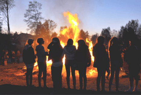 Valborgsmässoafton, den 30 april 2019 kl 19