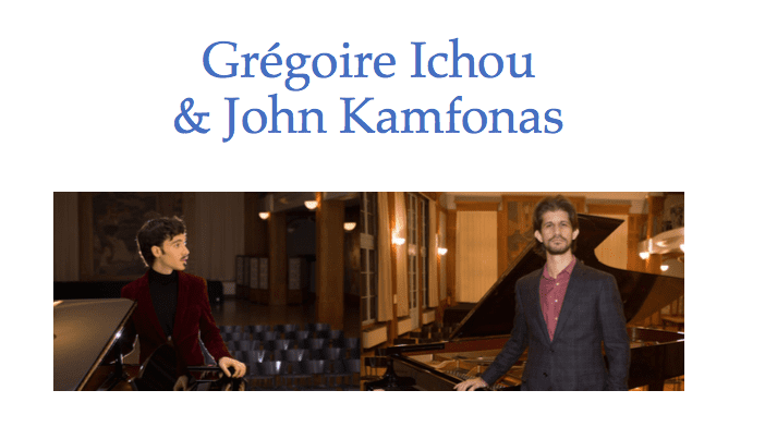 Konsert med John Kamfonas och Grégoire Ichou den 20 juni kl 19.30