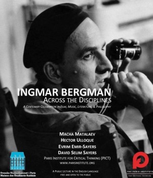 Lecture in English : “Ingmar Bergman Across the Disciplines”, November 28th at 8 pm