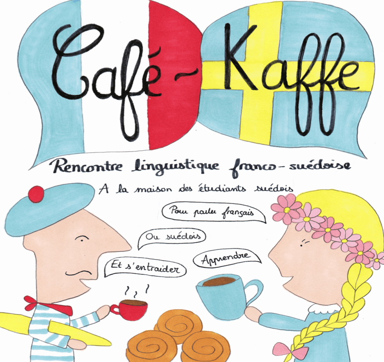 Café Kaffe : rencontre linguistique franco-suédoise hebdomadaire