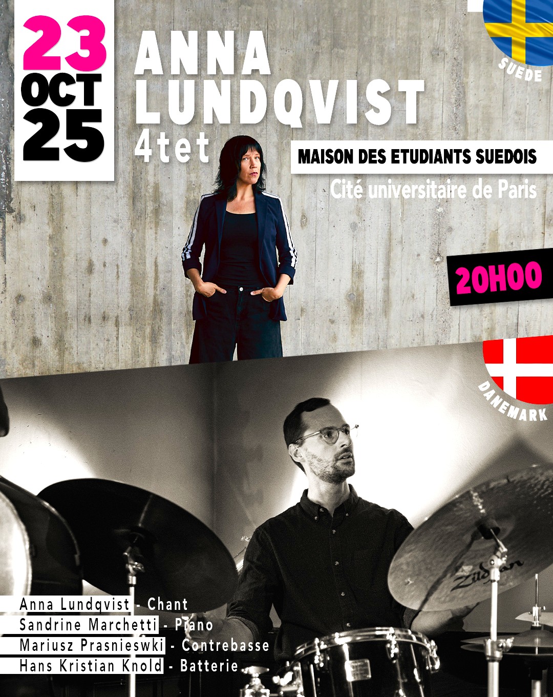 Concert ANNA LUNDQVIST 4 tet